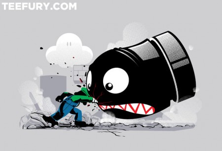 Luigi punching bomb
