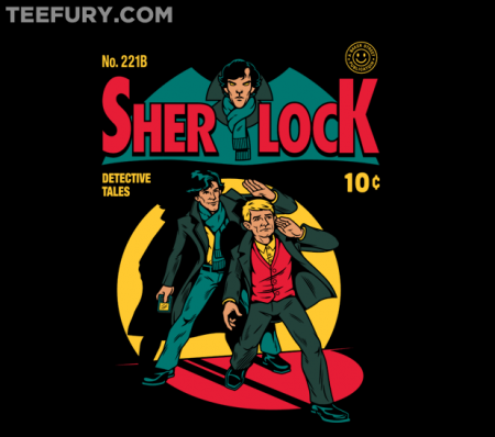 Sherlock Holmes Comic T-Shirt