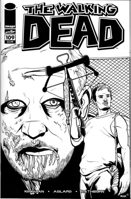 The Walking Dead sketch Cover