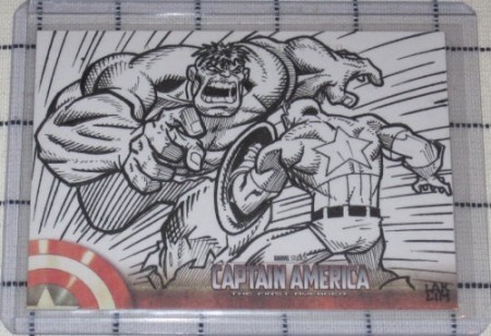 Captain America vs. Hulk by Lak Lim