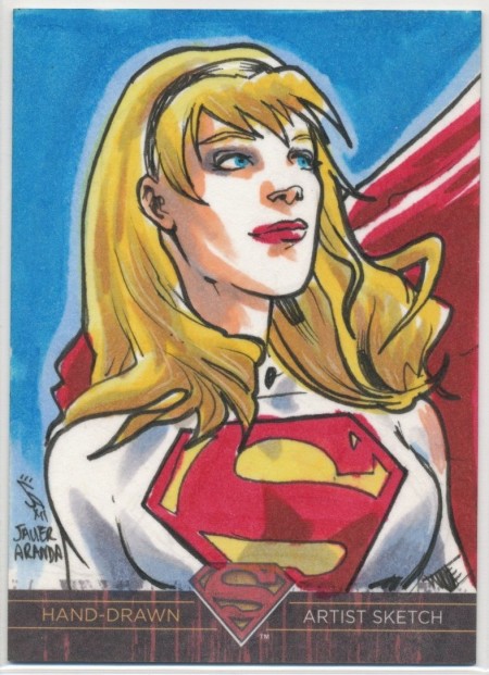 Supergirl Sketch Card