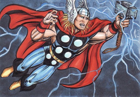Sketch Card of Thor