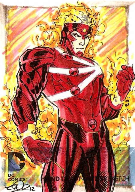 Firestorm Sketch Card