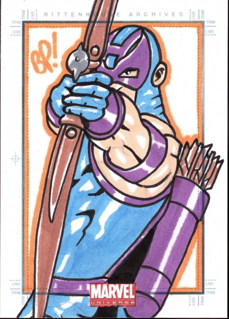 Hawkeye sketch card