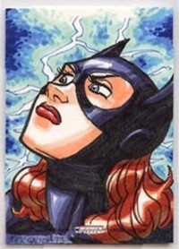 Catwoman drawn by Fer Galicia