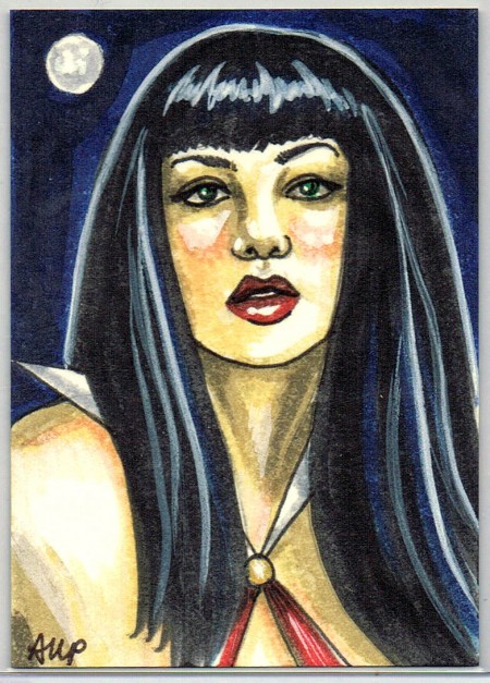 Vampirella drawn by Ashleigh Popplewell