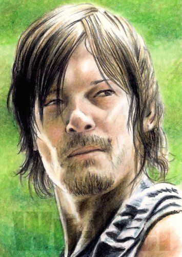 Daryl Dixon from The Walking Dead Sketch Card
