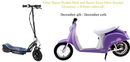 Razor Giveaway #win #giveaway #prizes #sweepstakes