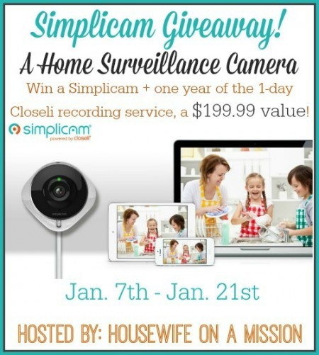 Simplicam Giveaway Sweepstakes