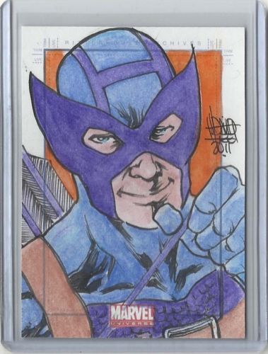 Sketch Card of Hawkeye