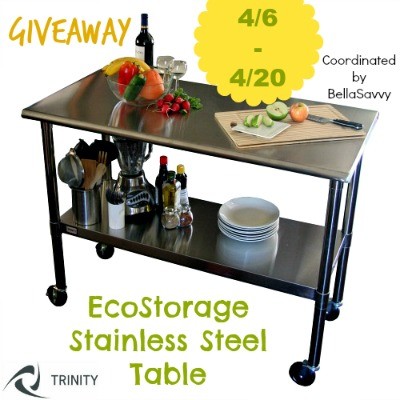 TRINITY EcoStorage Stainless Steel Table Giveaway
