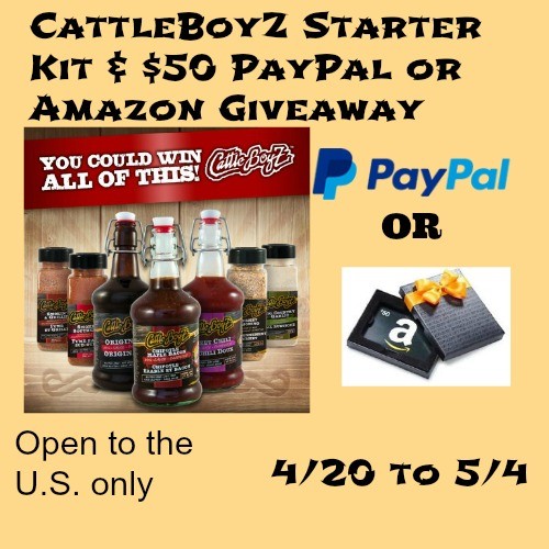 Amazon or PayPal Gift Card Giveaway