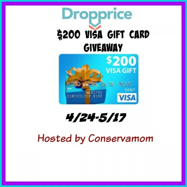 $200 Visa Gift Card Giveaway Ends 5/17 #giveaway #win #sweepstakes