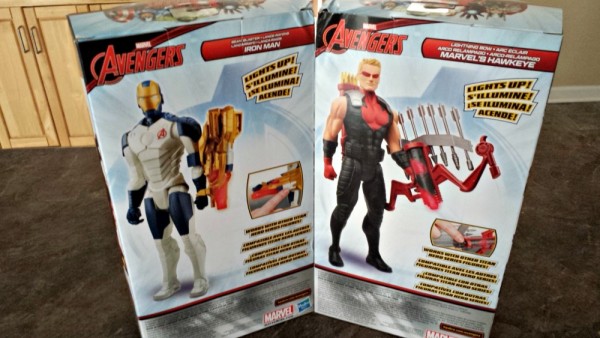 Avengers Titan Heroes Iron Man and Hawkeye Deluxe Electronic Action Figure Set