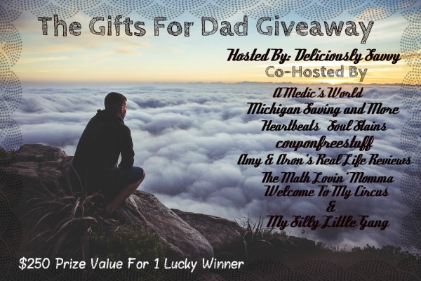 Gifts for Dad Giveaway, Great Prizes Dad would love