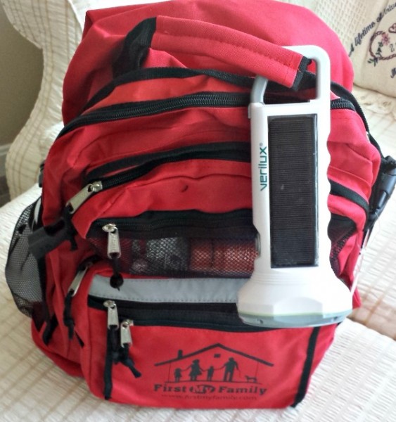 Verilux Flashlight on my First My Family Emergency Dissaster Bag