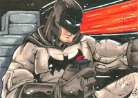 Batman PSC Sketch Card By William J Kunkle Free Shipping USA #batman #sketch #sketchcard