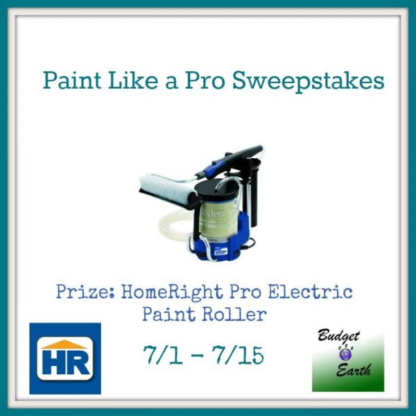 Paint Like a Pro Giveaway Enter to win a HomeRight Pro Electric Paint Roller Sweepstakes