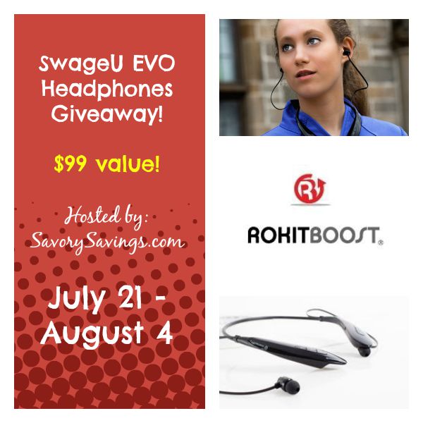 SwageU EVO Headphones Giveaway July 21 - August 4