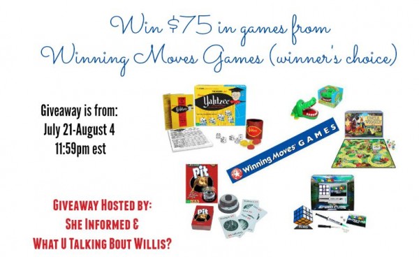 Winning Moves Games Giveway $75 worth of Games with Winners Choice ends 8/4