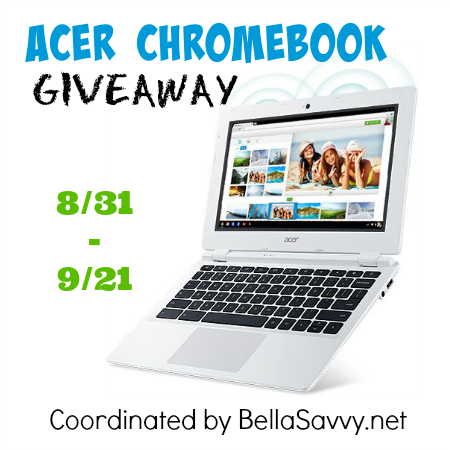Acer Chromebook Giveaway - Ends 9/21 Enter to win a cool gadget/laptop like this one. Good Luck from A Medic's World, be sure to visit my site.