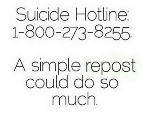 @800273TALK National Suicide Prevention Lifeline #suicideprevention #help