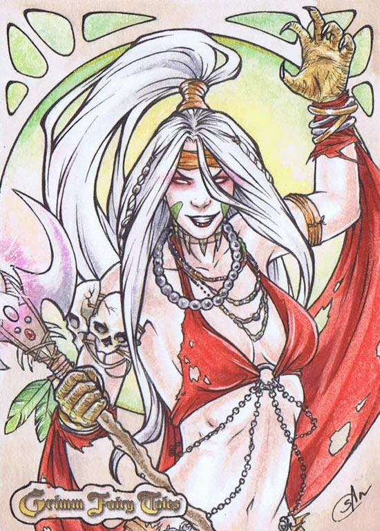 Gorgeous Sketch Card, I wish I owned this one! 