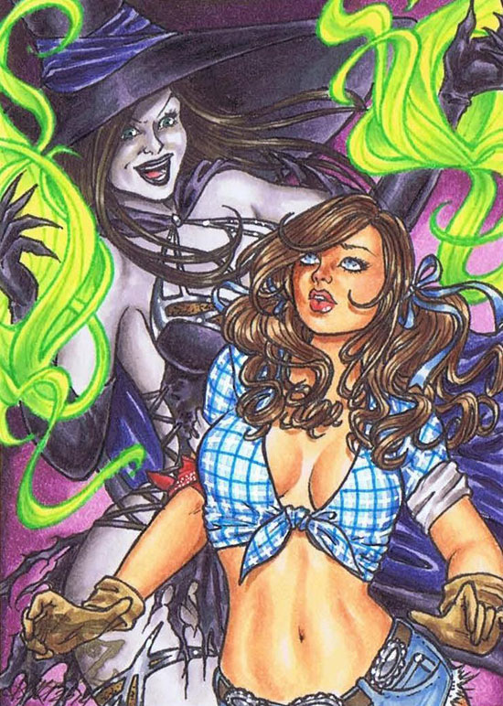 Sketch Card done by Kristin Allen, one of my favorite artists. 