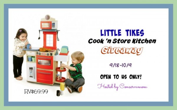 Little Tikes Cook N Store Kitchen Giveaway Ends 10/9 Good Luck from A Medic's World