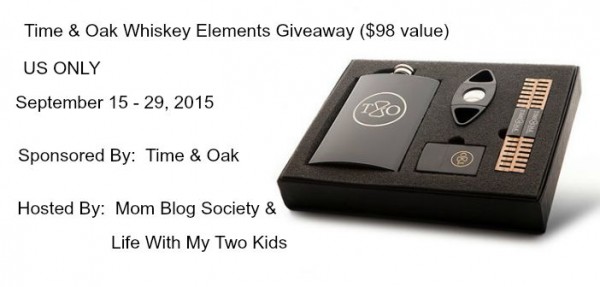 Time & Oak Whiskey Elements Men's Gift Set Giveaway Ends 9/29