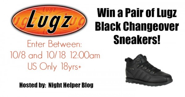 Win a Pair of Lugz Black Changeover Sneakers - Ends 10/18