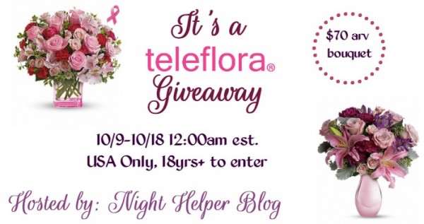 Teleflora's Pink Grace Bouquet Giveaway - Ends 10/18