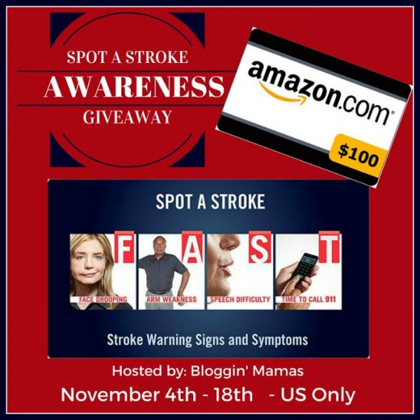 Stroke Prevention - Win a $100 Amazon Gift Card Ends 11/18 Good Luck ~Tom