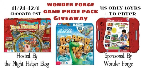 Win these games - Disney's Imagicademy, Eye Found IT! and The Good Dinosaur's Ragin' River Ends 12/1