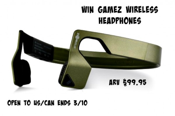 AfterShokz Gamez Wireless Headphones Giveaway - Ends 3/10