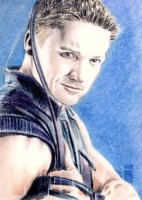 Sketch Card Art of the Day – Hawkeye drawn by Wu Wei Love their work, own a few pieces of theirs already.