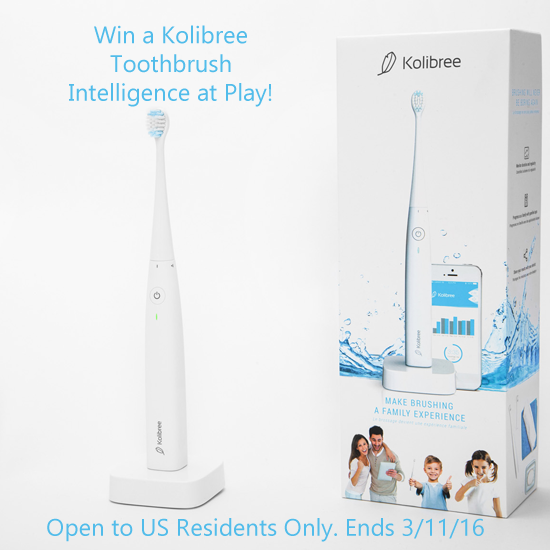 Win a Kolibree Toothbrush Ends 3/11
