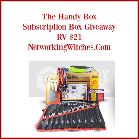 The Handy Box One Monthly Subscription Box Giveaway Ends 4/5 Good Luck from Tom's Take On Things