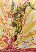 Sketch Card Art of the Day Reverse Flash by Chris Foreman