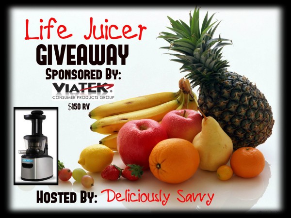 Win a Life Juicer from Viatek Ends 4/21 Good Luck from Tom's Take On Thigns