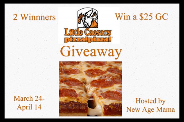 $25 Gift Card to Little Caesar's Giveaway Ends 4/14 Good Luck from Tom's Take On Things