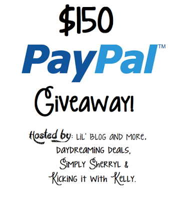 $150 PayPal Cash Giveaway - Open Worldwide Ends 4/7 Good Luck from Tom's Take On Things