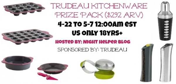 Win this Trudeau Kitchenware Prize Pack