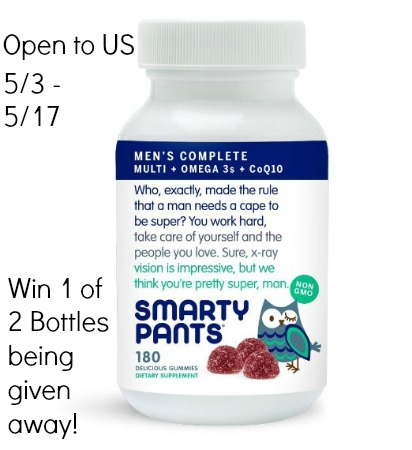 SmartyPants Men's Complete Supplement Giveaway Ends 5/17 Good Luck from Tom's Take On Things