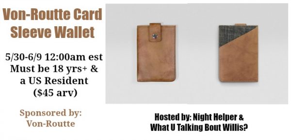 Von-Houtte Wallet Cardsleeve Giveaway