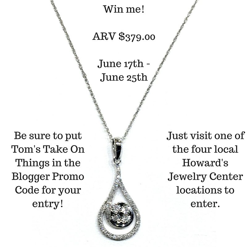 Win this Necklace in the Howard's Jewelry Center Million Dollar Diamond Event June 17th - 25th