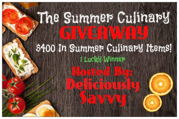 The Summer Culinary Giveaway! 1 Lucky Winner Ends 8/22
