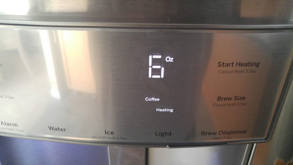 This GE Refrigerator Makes the Coffee/Cocoa/Tea of Your Dreams!