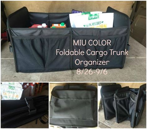 Get organized! MIU COLOR Cargo Trunk Organizer Giveaway Good Luck from Tom's Take On Things