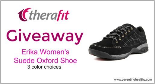 Win a pair of Therafit Erika Women's Suede Oxford Shoes Good Luck from Tom's Take On Things
